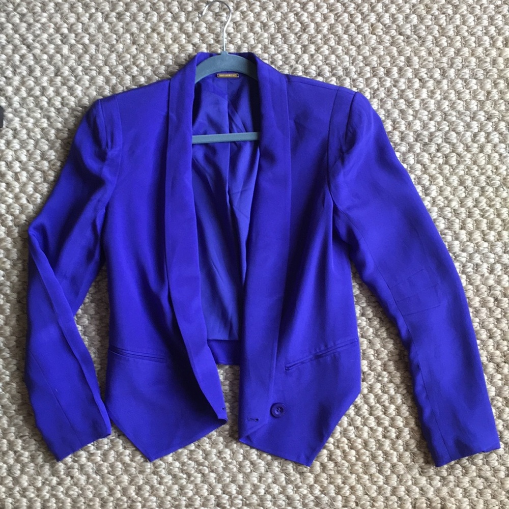 Rebecca Minkoff Purple Blazer- Size 4